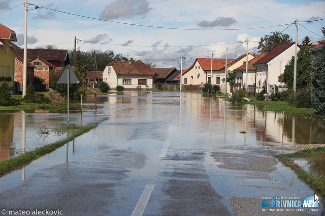 Velike poplave u općini Koprivnički Bregi