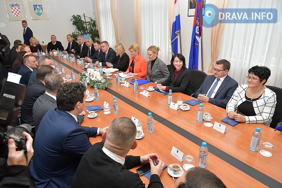 Načelnik Mario Hudić na radnom sastanku s predsjednicom RH Kolindom Grabar-Kitarović