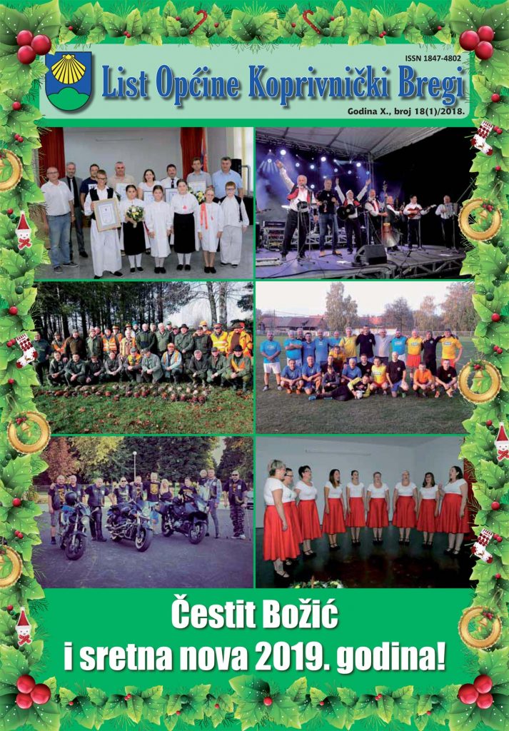 List Opcine Koprivnicki Bregi 18 za interne
