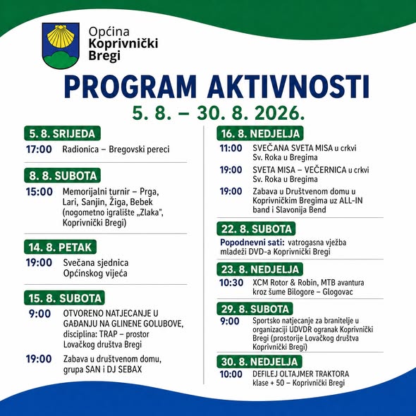 DAN OPĆINE KOPRIVNIČKI BREGI 2026.